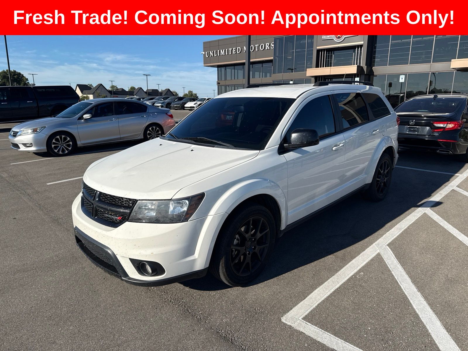 Vice White 2017 Dodge Journey SUV / Crossover Front-Wheel Drive 6-Speed Automatic
