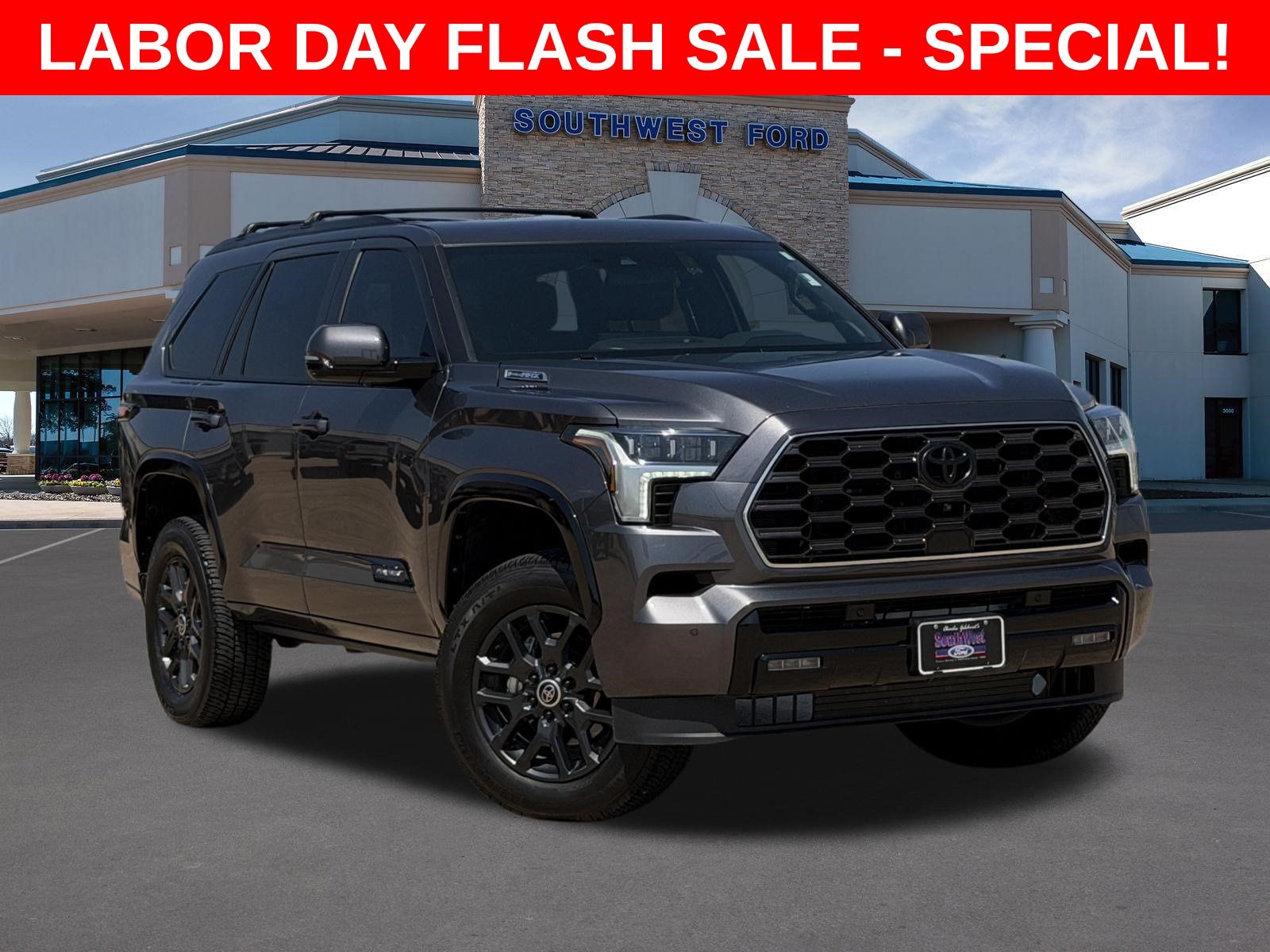 Magnetic Gray Metallic 2024 Toyota Sequoia SUV / Crossover Four-Wheel Drive Automatic