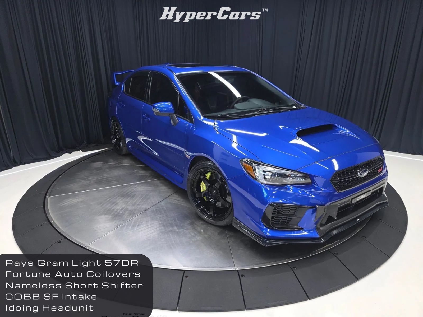 WR Blue Pearl 2020 Subaru WRX STI Limited AWD with Wing Spoiler Sedan All-Wheel Drive 6-Speed Manual