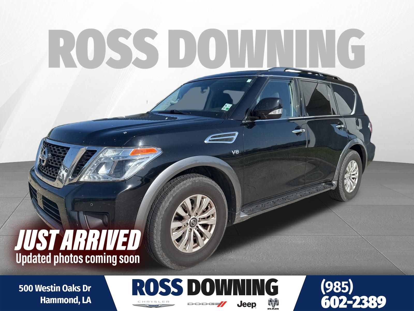 Super Black 2020 Nissan Armada SV 4WD SUV / Crossover Four-Wheel Drive 7-Speed Automatic