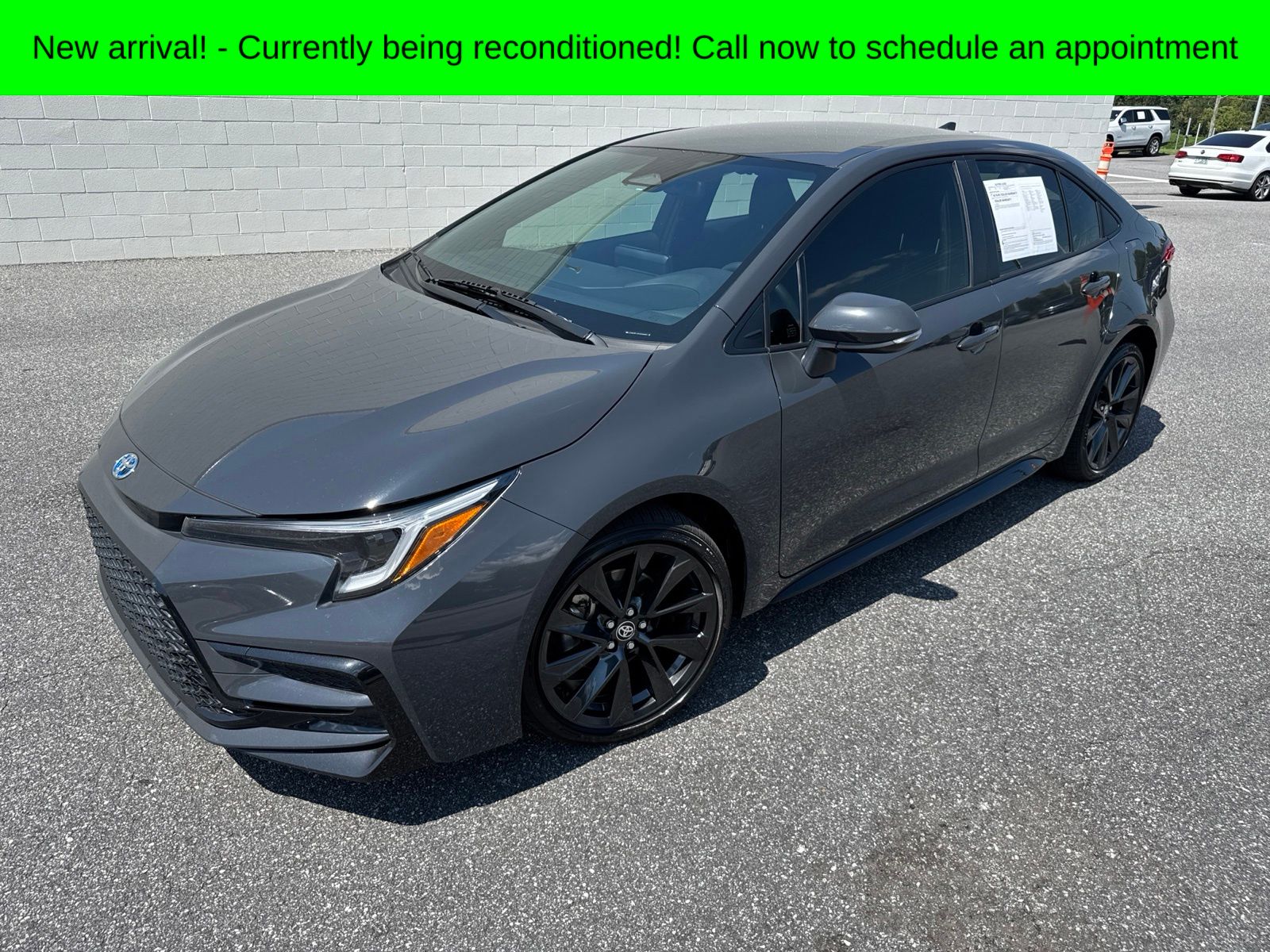 Underground 2023 Toyota Corolla Hybrid Sedan Front-Wheel Drive Continuously Variable Transmission