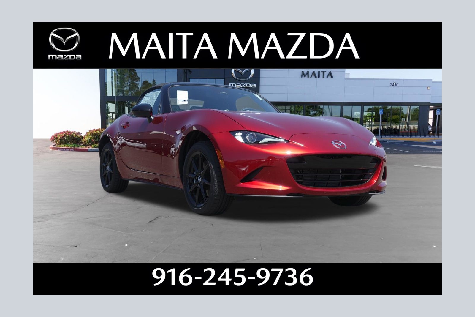Soul Red Crystal Metallic 2026 Mazda MX-5 Miata Sport RWD Convertible Rear-Wheel Drive 6-Speed Manual