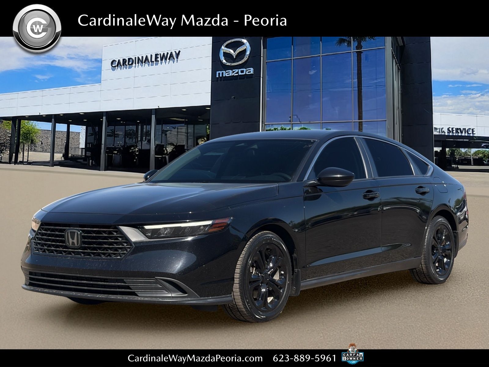 Crystal Black Pearl 2023 Honda Accord Sedan Front-Wheel Drive Continuously Variable Transmission