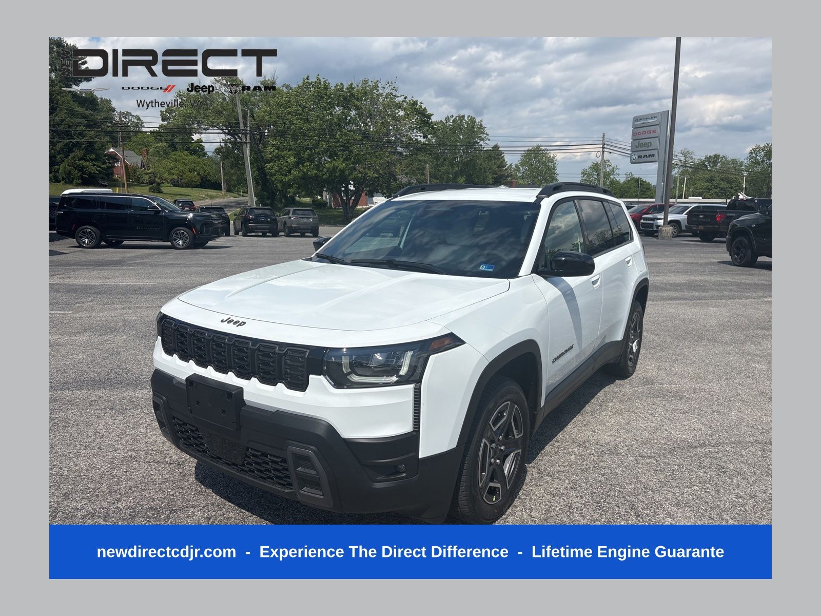 Bright White Clearcoat 2026 Jeep Cherokee Laredo 4WD SUV / Crossover Four-Wheel Drive Continuously Variable Transmission
