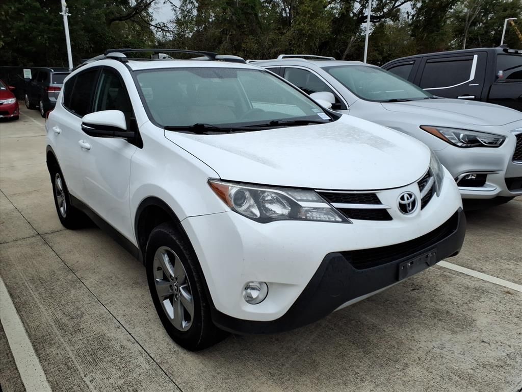 2015 Toyota RAV4 XLE White at Don McGill Toyota