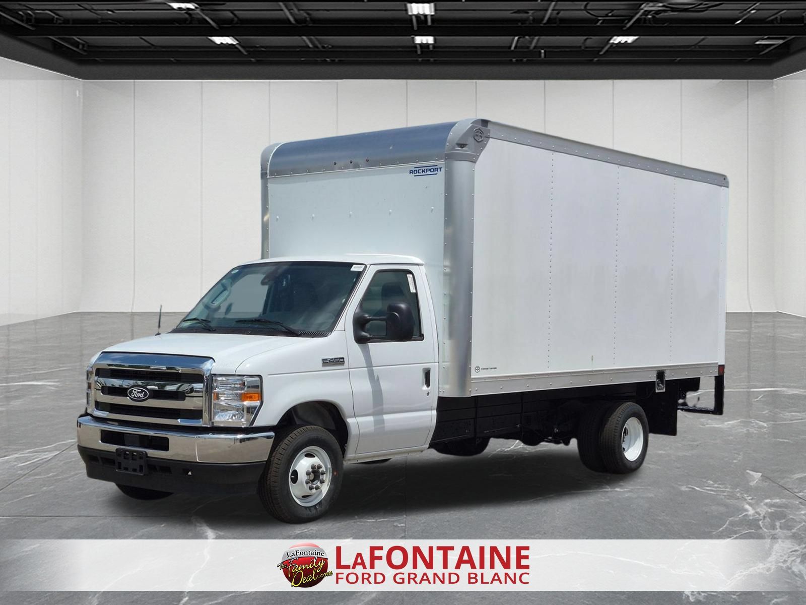 Oxford White 2027 Ford E-Series Chassis Pickup Truck Rear-Wheel Drive 6-Speed Automatic Overdrive