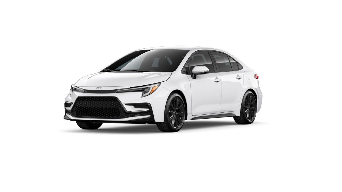 White 2026 Toyota Corolla Sedan Front-Wheel Drive Continuously Variable Transmission