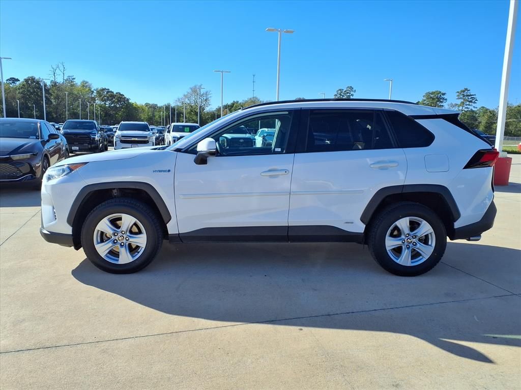 2021 Toyota RAV4 Hybrid XLE White at Don McGill Toyota