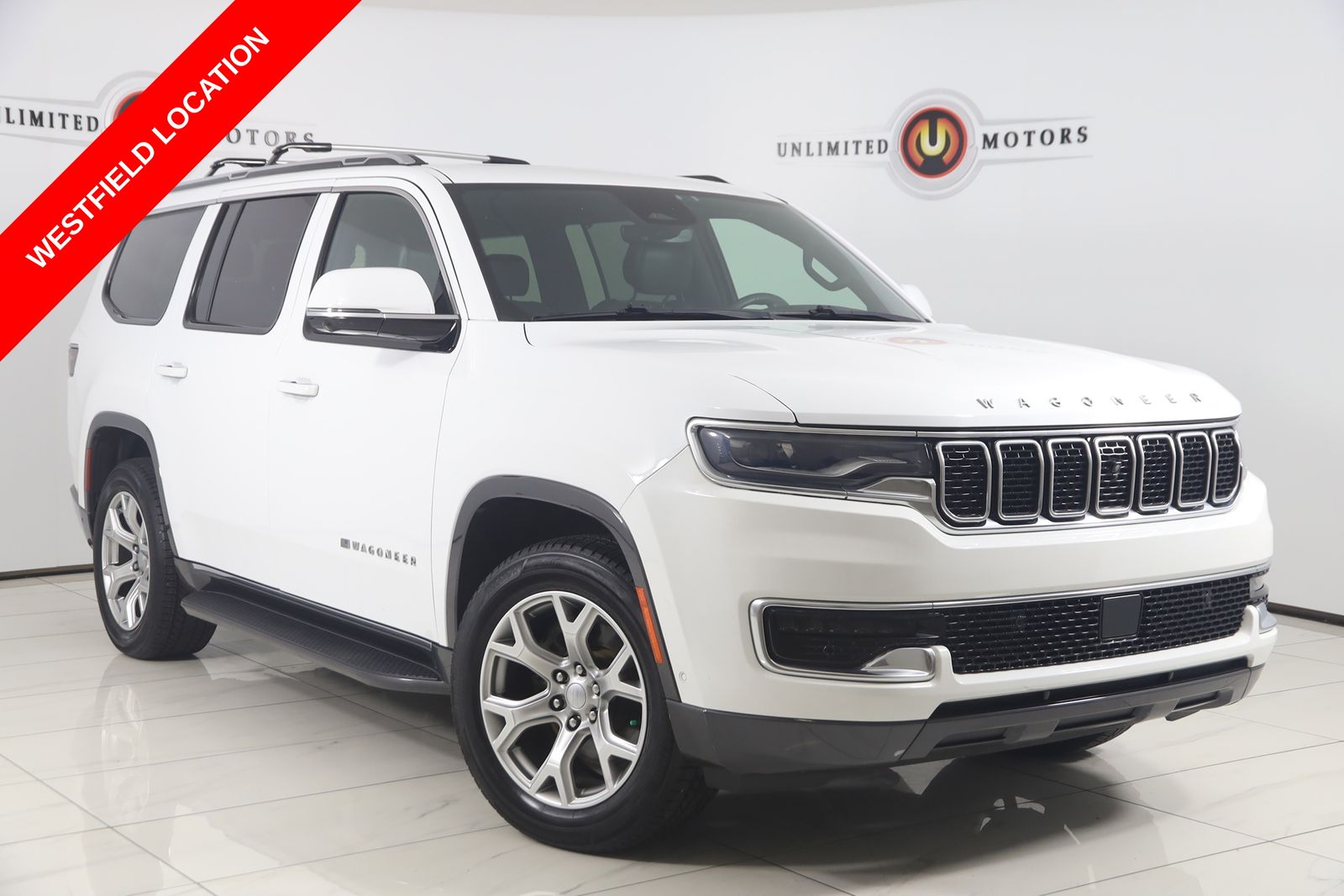 Bright White Clearcoat 2022 Jeep Wagoneer SUV / Crossover Four-Wheel Drive 8-Speed Automatic