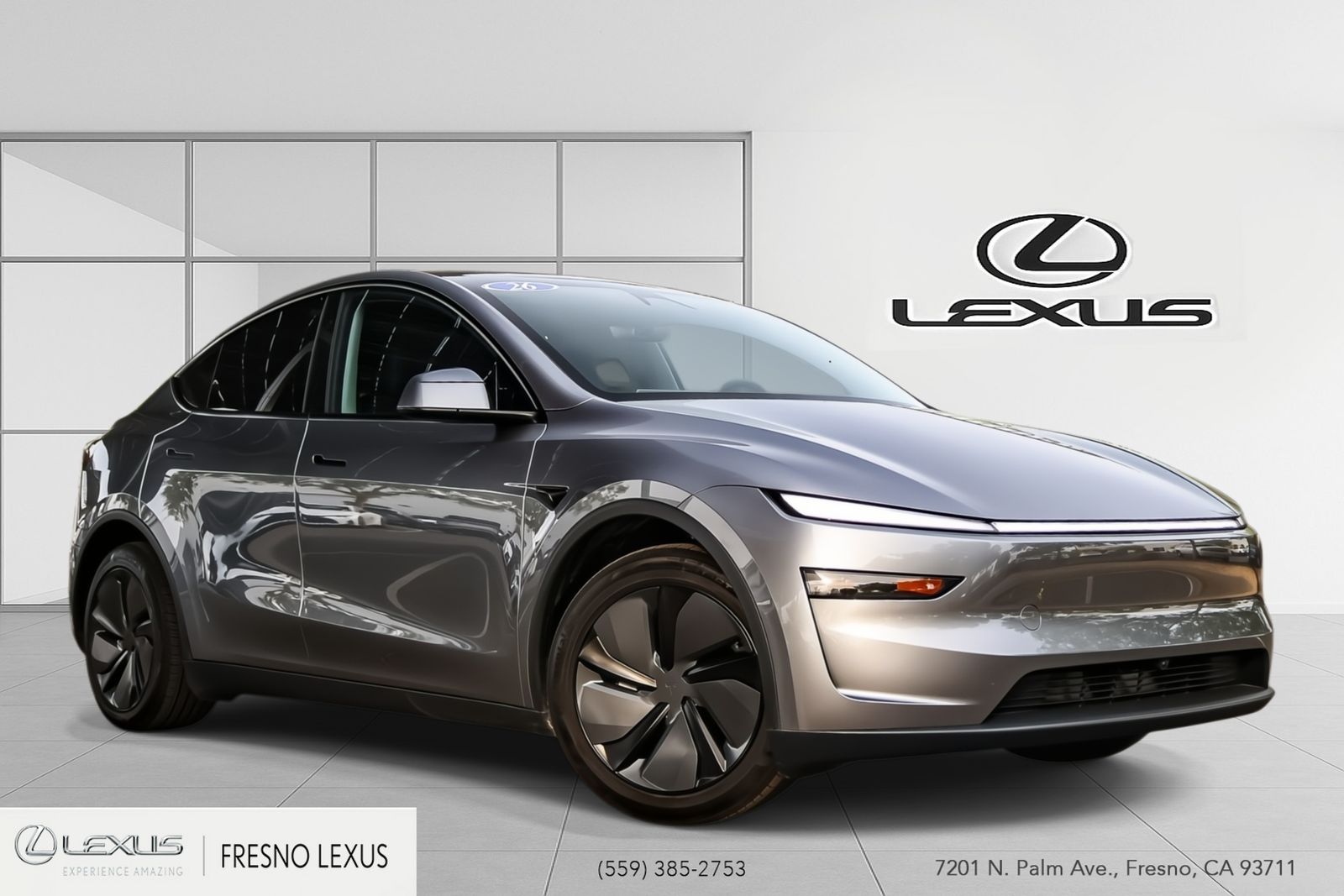 Gray 2026 Tesla Model Y Long Range RWD SUV / Crossover Rear-Wheel Drive 1-Speed Automatic