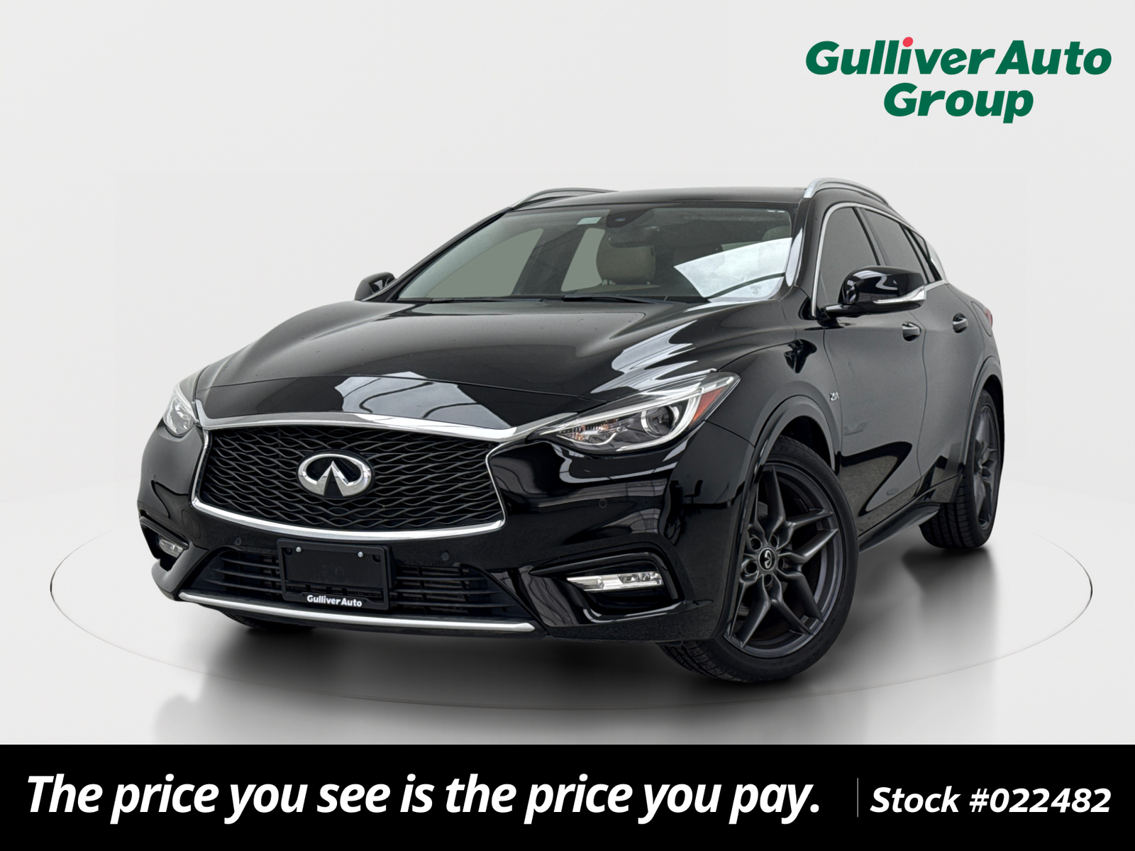 Black Obsidian 2017 INFINITI QX30 Premium FWD SUV / Crossover Front-Wheel Drive 7-Speed Automatic