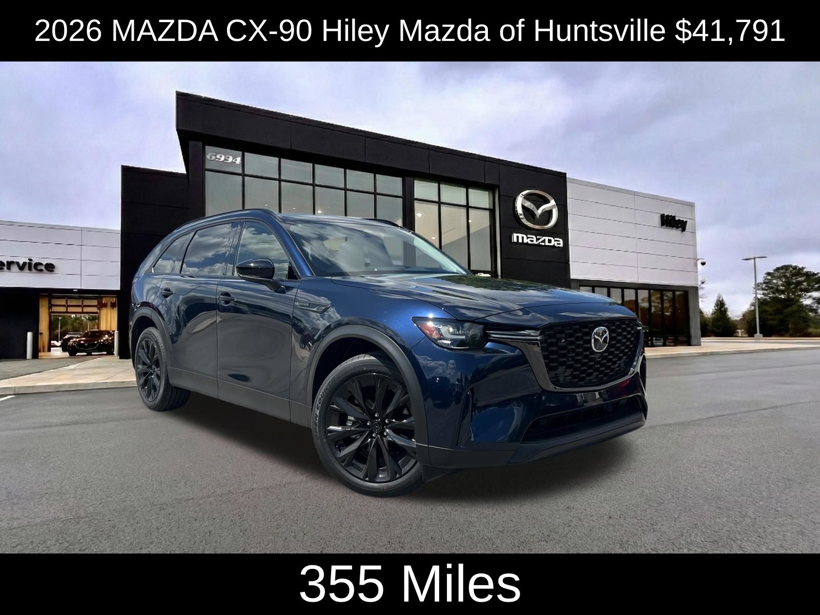 Deep Crystal Blue Mica 2026 Mazda CX-90 SUV / Crossover All-Wheel Drive 8-Speed Automatic