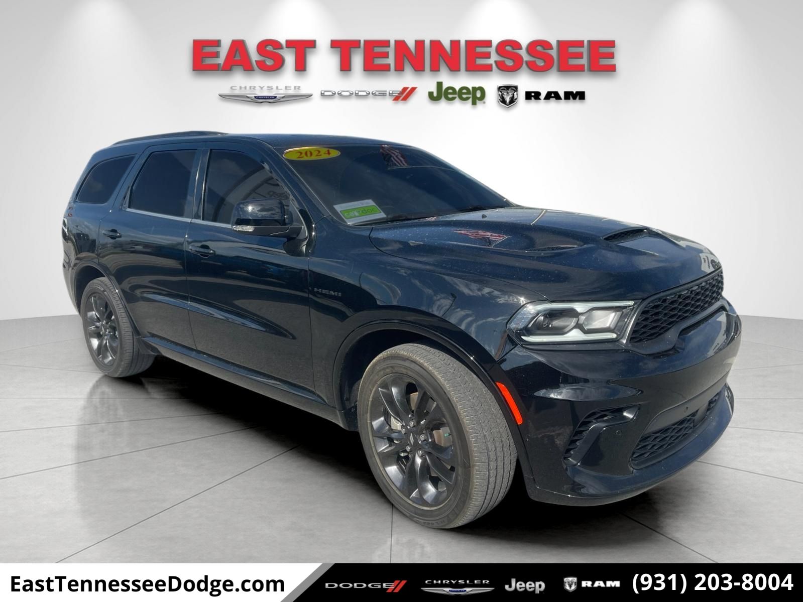 DB Black Crystal Clearcoat 2024 Dodge Durango R/T Plus RWD SUV / Crossover Rear-Wheel Drive Automatic