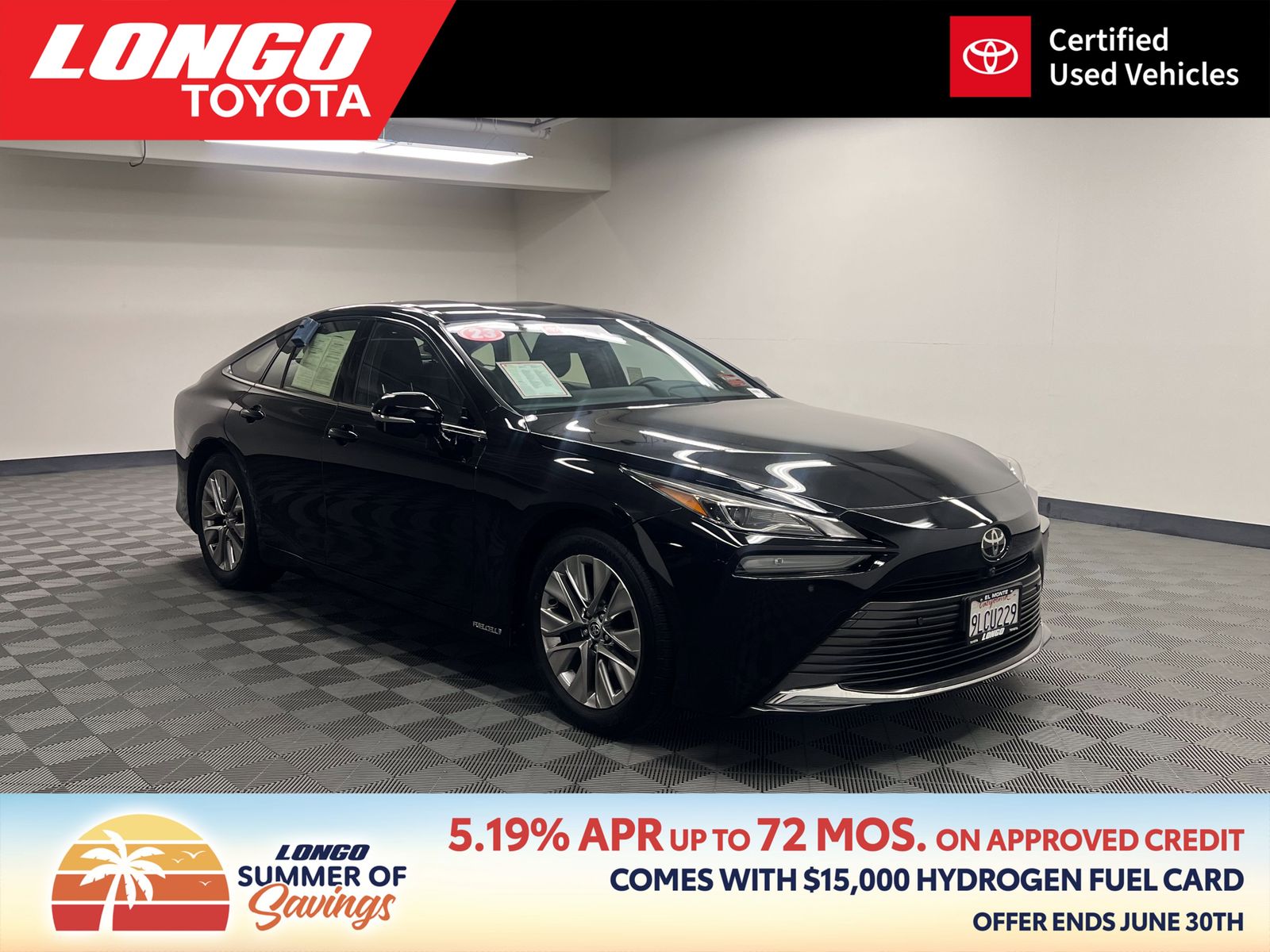 used 2023 Toyota Mirai car, priced at $13,388