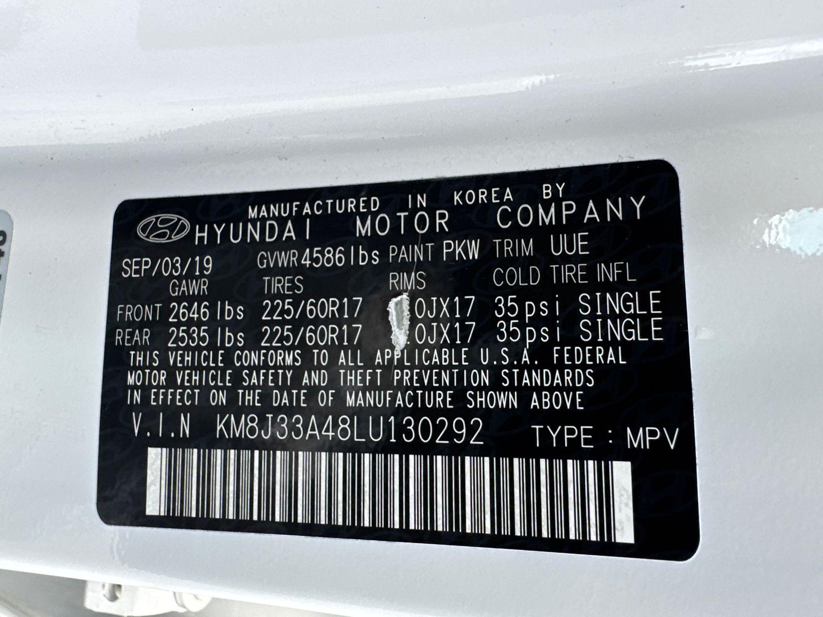 2020 Hyundai Tucson Value photo 28