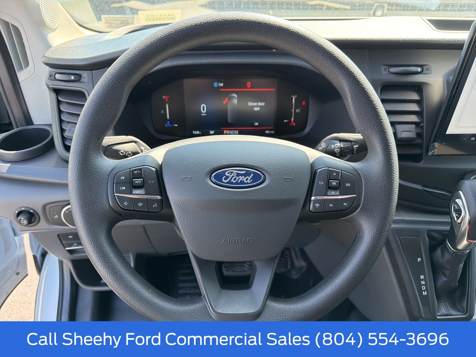 New 2026 Oxford White Ford Mid Roof Cargo Van image 12