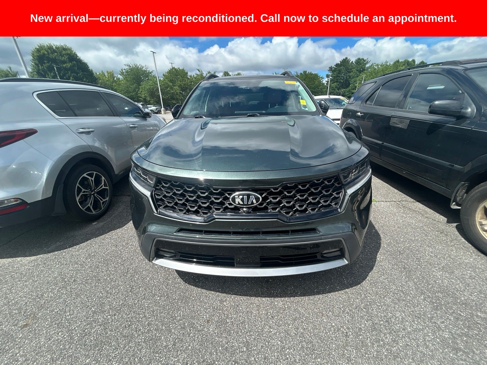 Green 2021 Kia Sorento SUV / Crossover All-Wheel Drive 8-Speed Dual Clutch