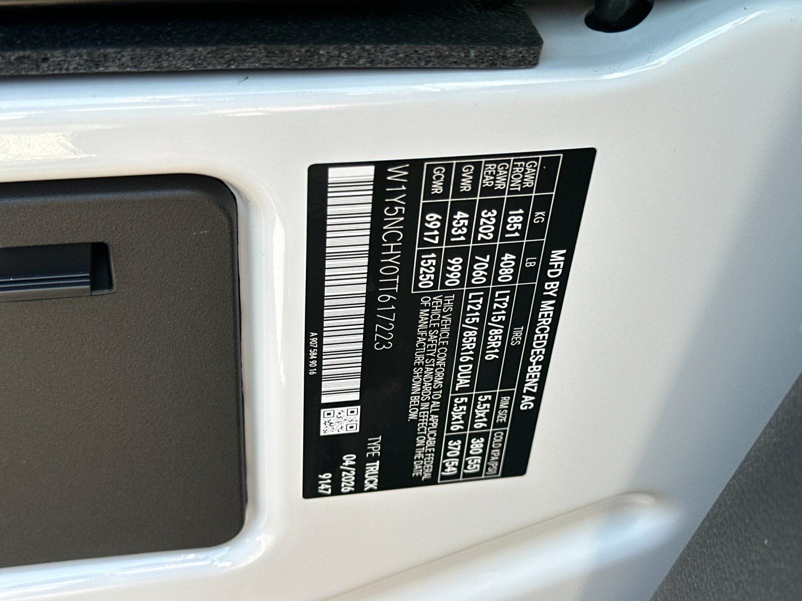 new 2026 Mercedes-Benz Sprinter 3500 car, priced at $68,484