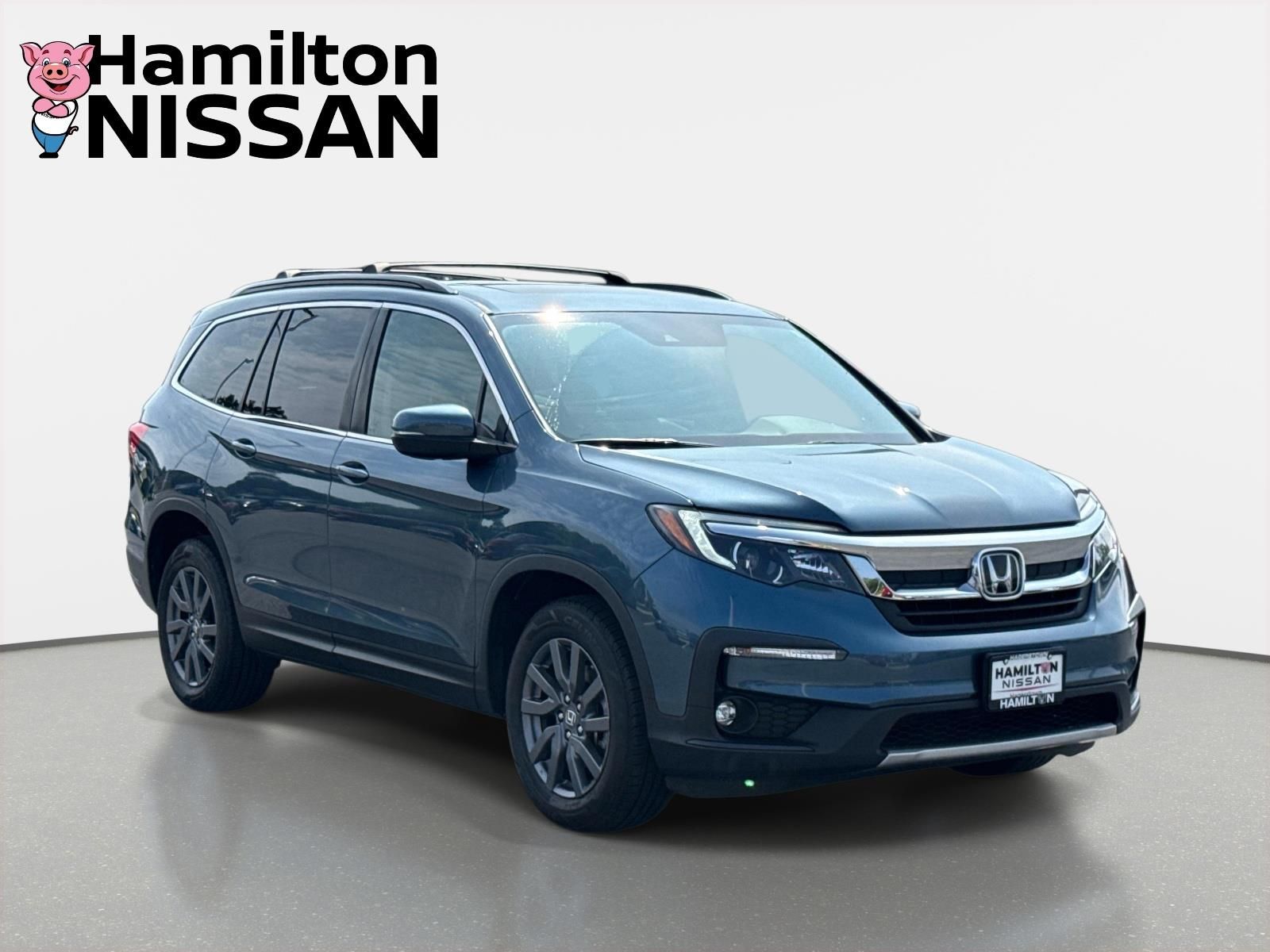 Black (Obsidian Blue Pearl) 2019 Honda Pilot SUV / Crossover All-Wheel Drive 6-Speed Automatic