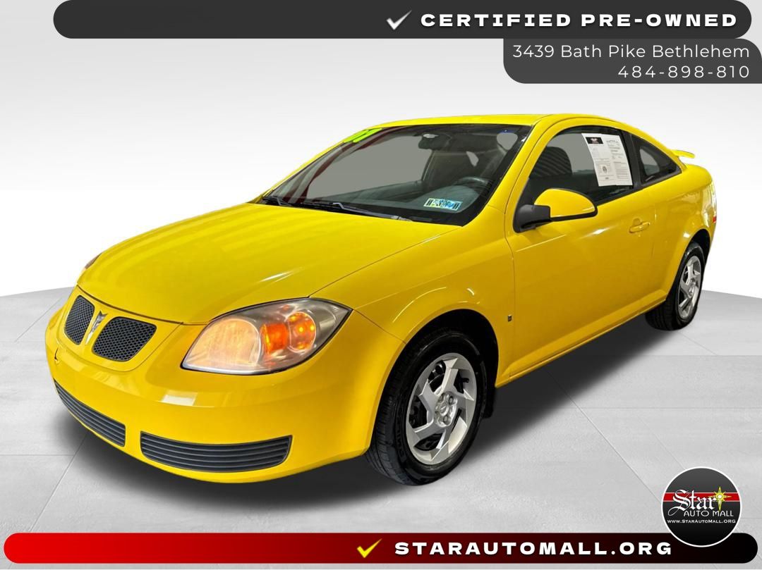 Competition Yellow 2007 Pontiac G5 Coupe Front-Wheel Drive 4-Speed Automatic Overdrive