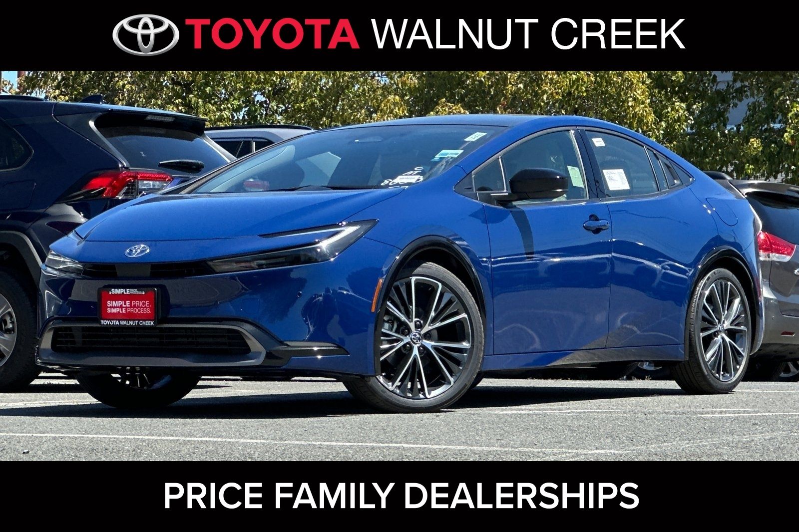 Blue 2026 Toyota Prius Hatchback  Continuously Variable Transmission