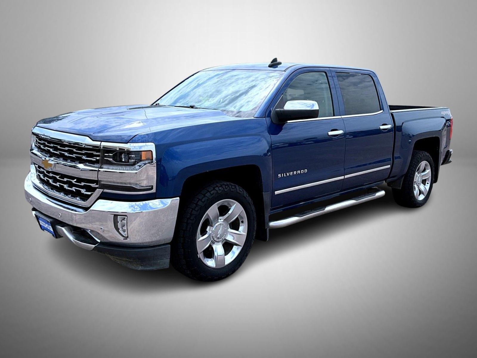 Deep Ocean Blue Metallic 2016 Chevrolet Silverado 1500 Pickup Truck Four-Wheel Drive 6-Speed Automatic Overdrive