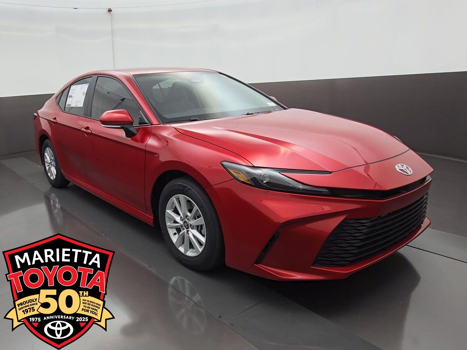 Red 2026 Toyota Camry Sedan Front-Wheel Drive Continuously Variable Transmission