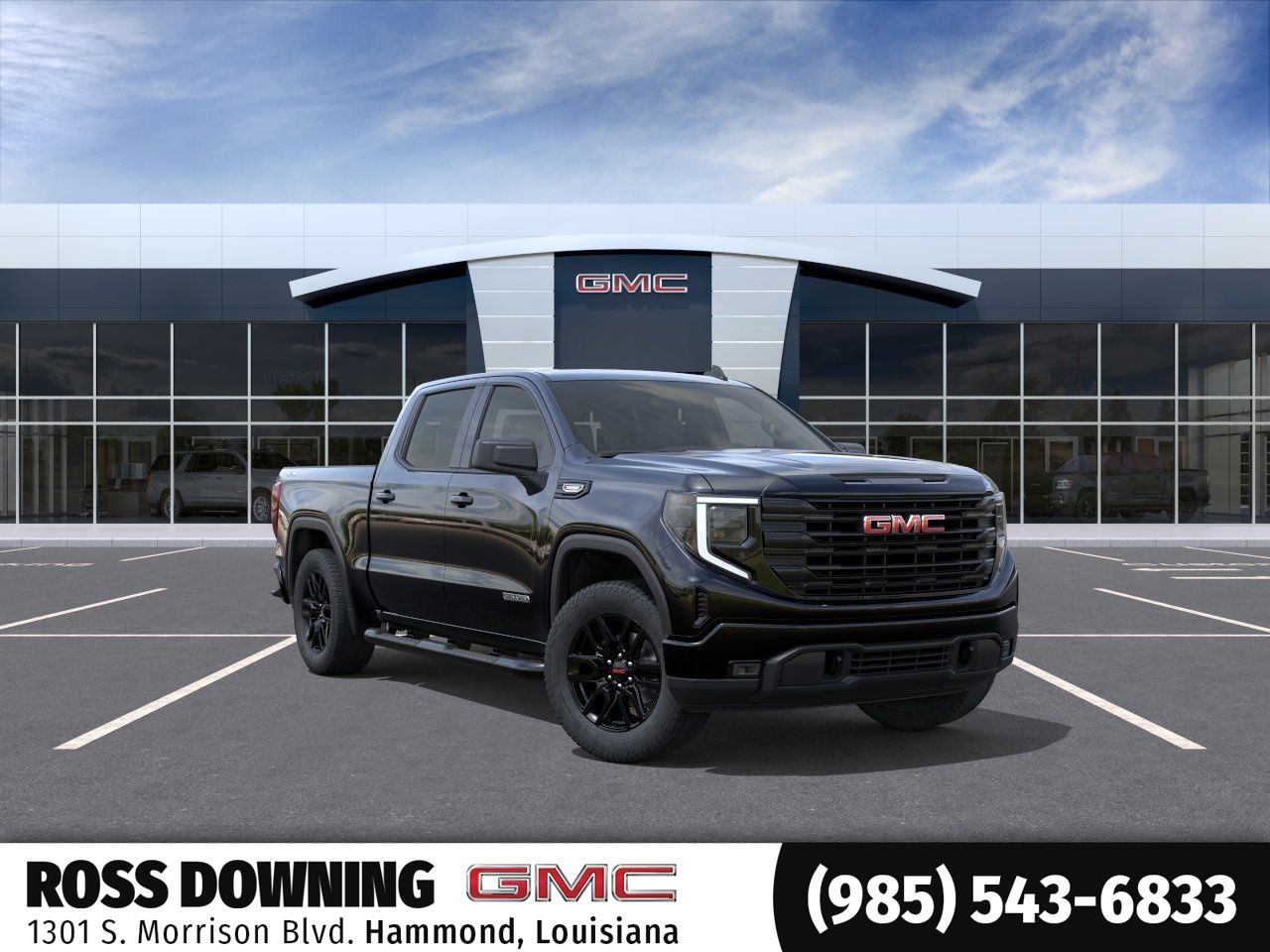 Onyx Black 2026 GMC Sierra 1500 Pickup Truck Four-Wheel Drive 8-Speed Automatic