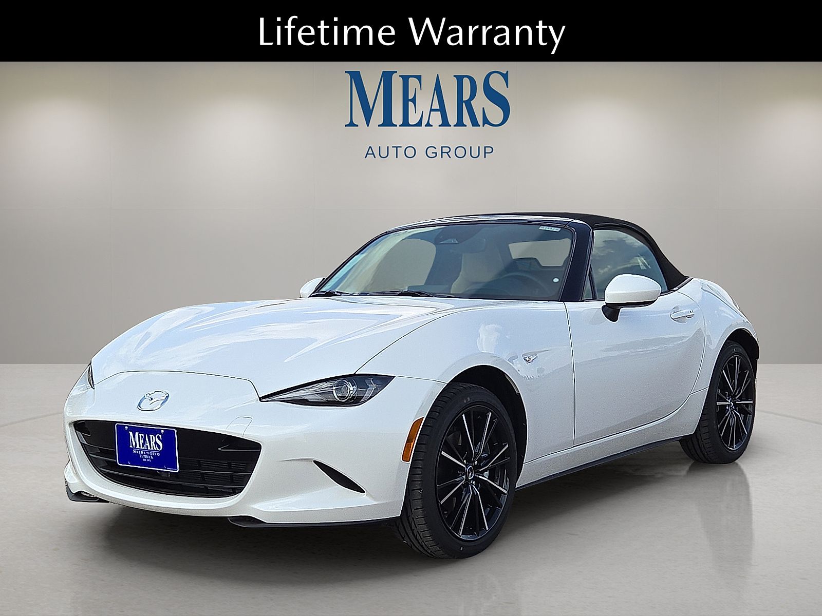 Snowflake White Pearl Mica 2026 Mazda MX-5 Miata Convertible Rear-Wheel Drive 6-Speed Manual