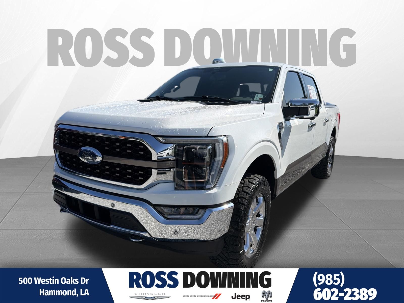 Oxford White 2023 Ford F-150 Pickup Truck Four-Wheel Drive Automatic