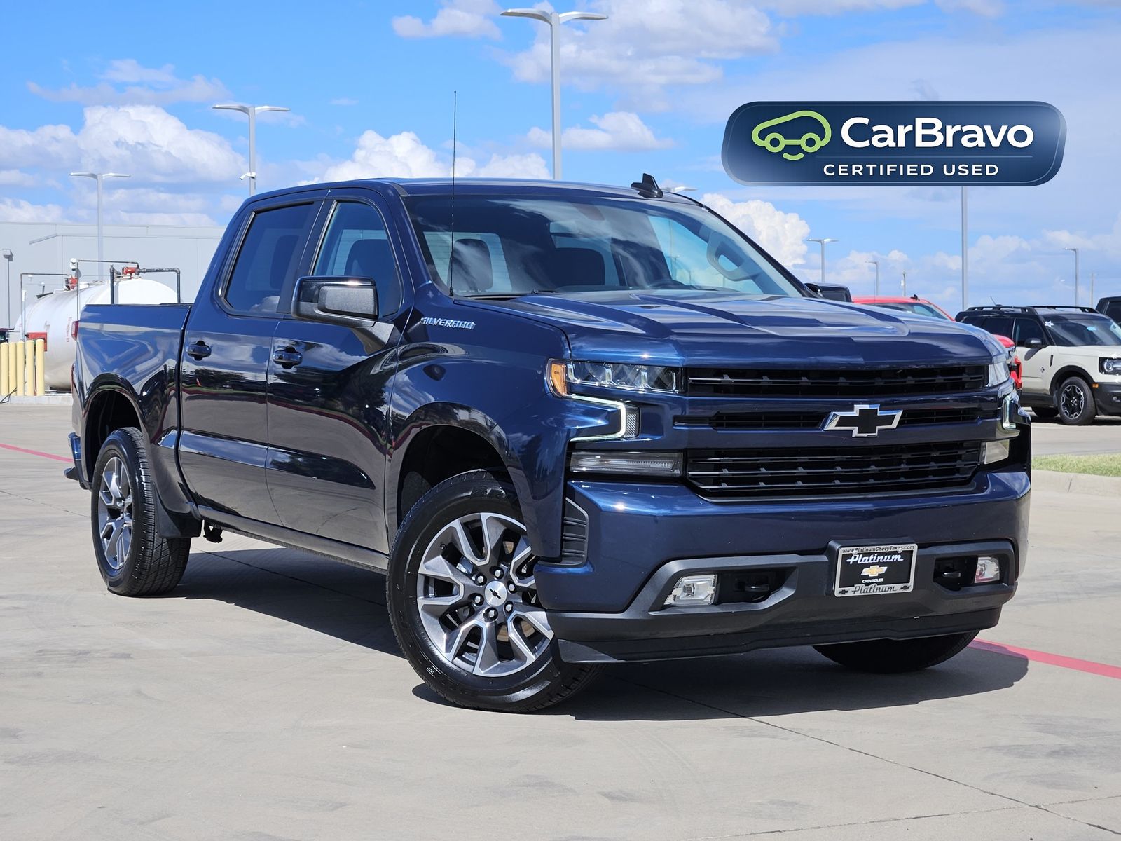 Northsky Blue Metallic 2021 Chevrolet Silverado 1500 Pickup Truck 4X2 8-Speed Automatic