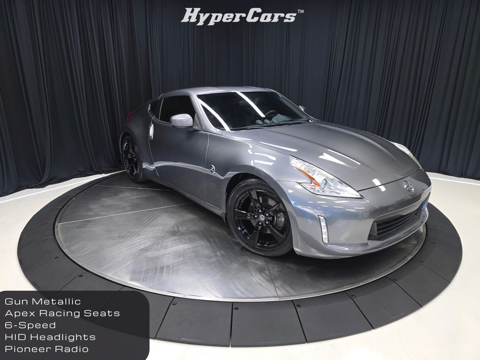 Gray (Gun Metallic) 2014 Nissan 370Z Base Coupe Rear-Wheel Drive 6-Speed Manual