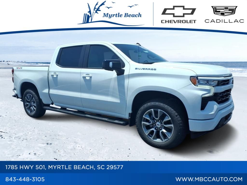 Summit White 2026 Chevrolet Silverado 1500 Pickup Truck Four-Wheel Drive Automatic