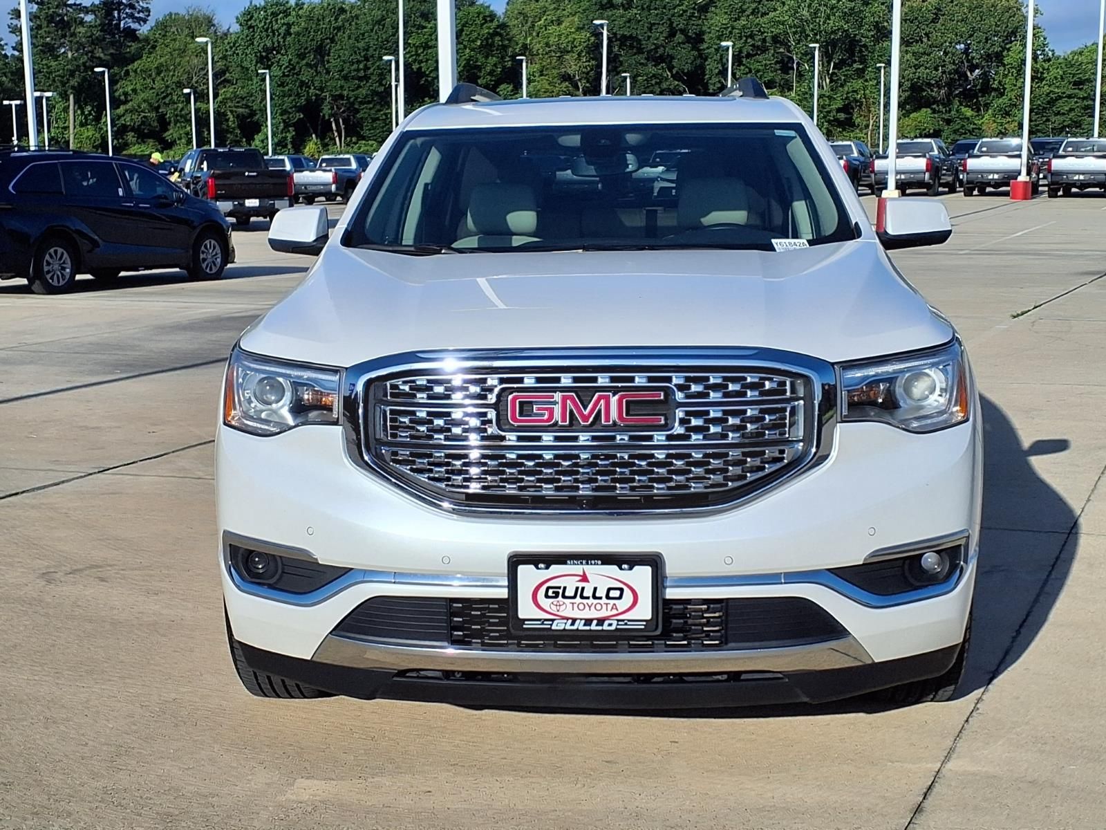 2017 GMC Acadia Denali White at Joe Myers Mazda Kia