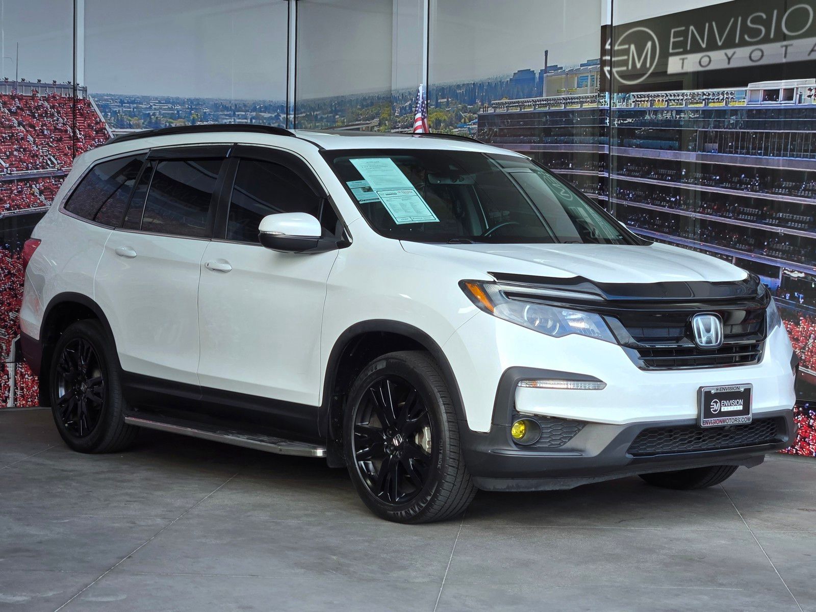 Platinum White Pearl 2021 Honda Pilot SUV / Crossover All-Wheel Drive 9-Speed Automatic