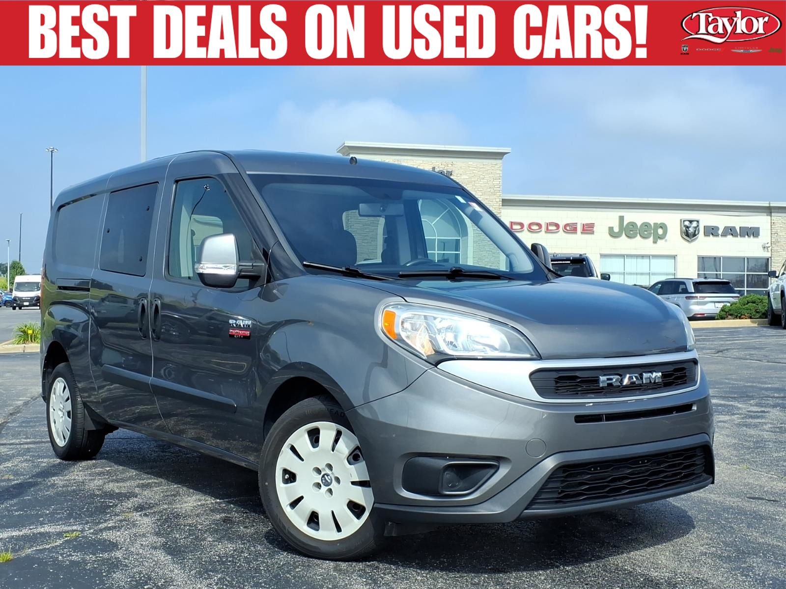 Quartz Gray Metallic 2021 RAM ProMaster City Van Front-Wheel Drive 9-Speed Automatic