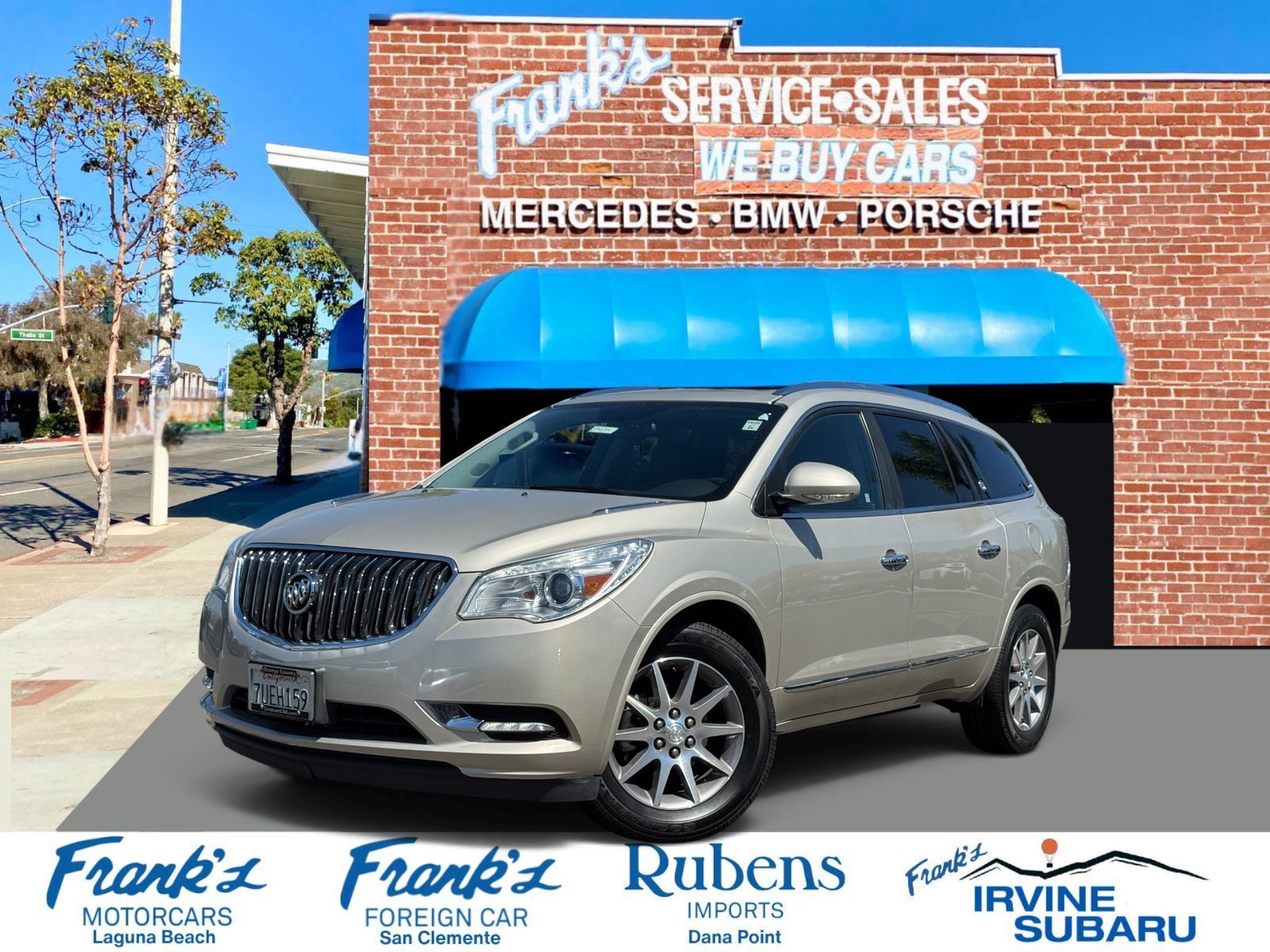 Sparkling Silver Metallic 2016 Buick Enclave SUV / Crossover Front-Wheel Drive 6-Speed Automatic Overdrive