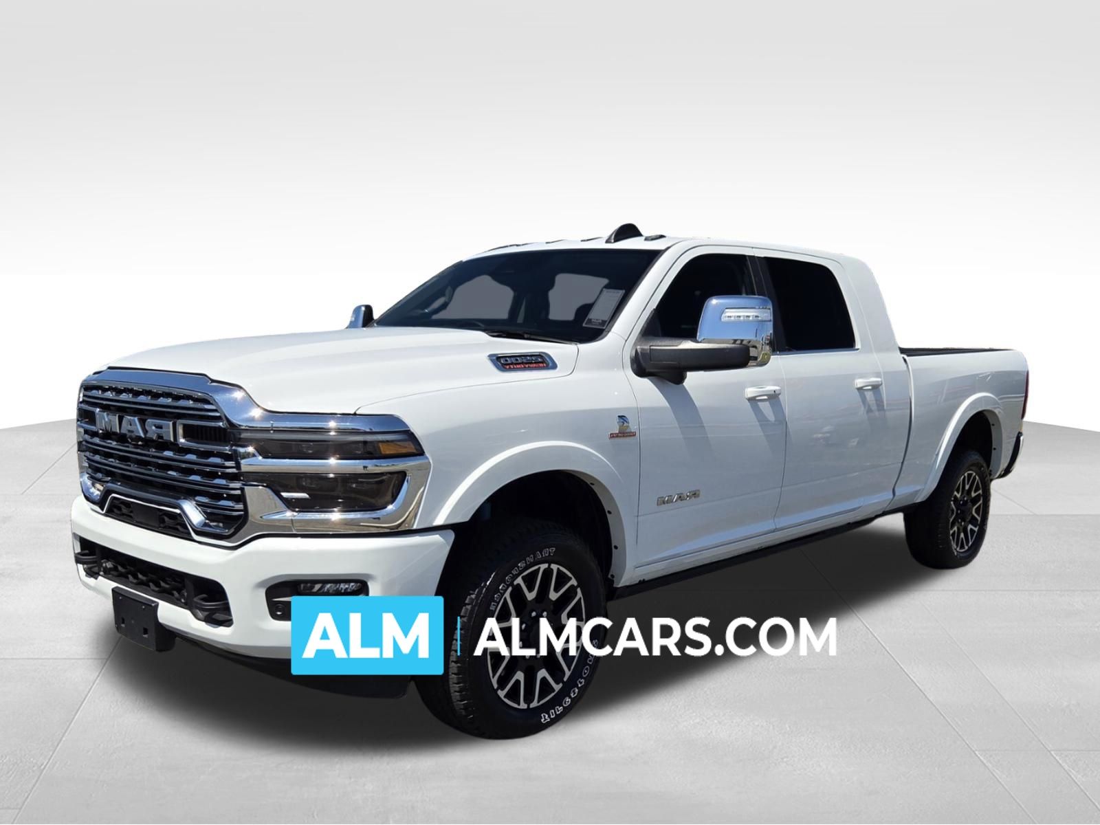 Bright White Clearcoat 2025 RAM 2500 Limited Mega Cab 4WD Pickup Truck Four-Wheel Drive 8-Speed Automatic