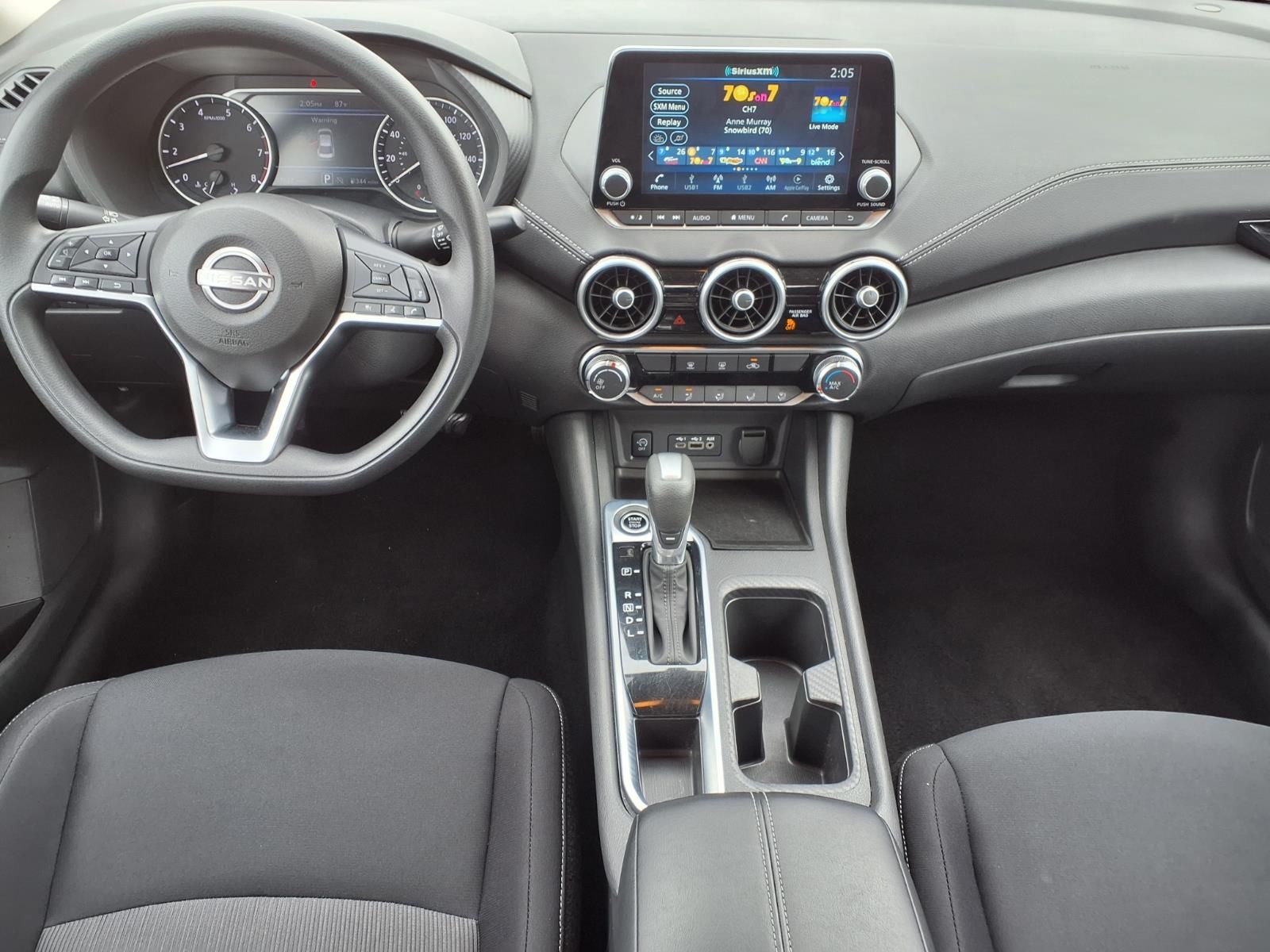 2025 Nissan Sentra SV Blue at Central Houston Nissan