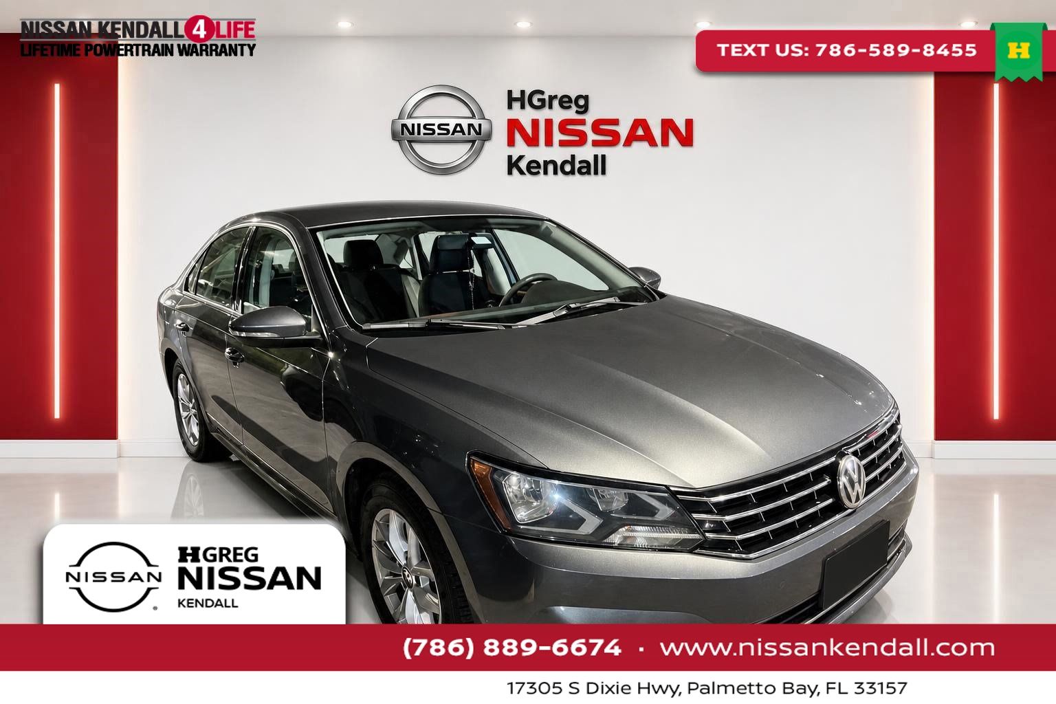 Platinum Gray Metallic 2017 Volkswagen Passat Sedan Front-Wheel Drive 6-Speed Automatic