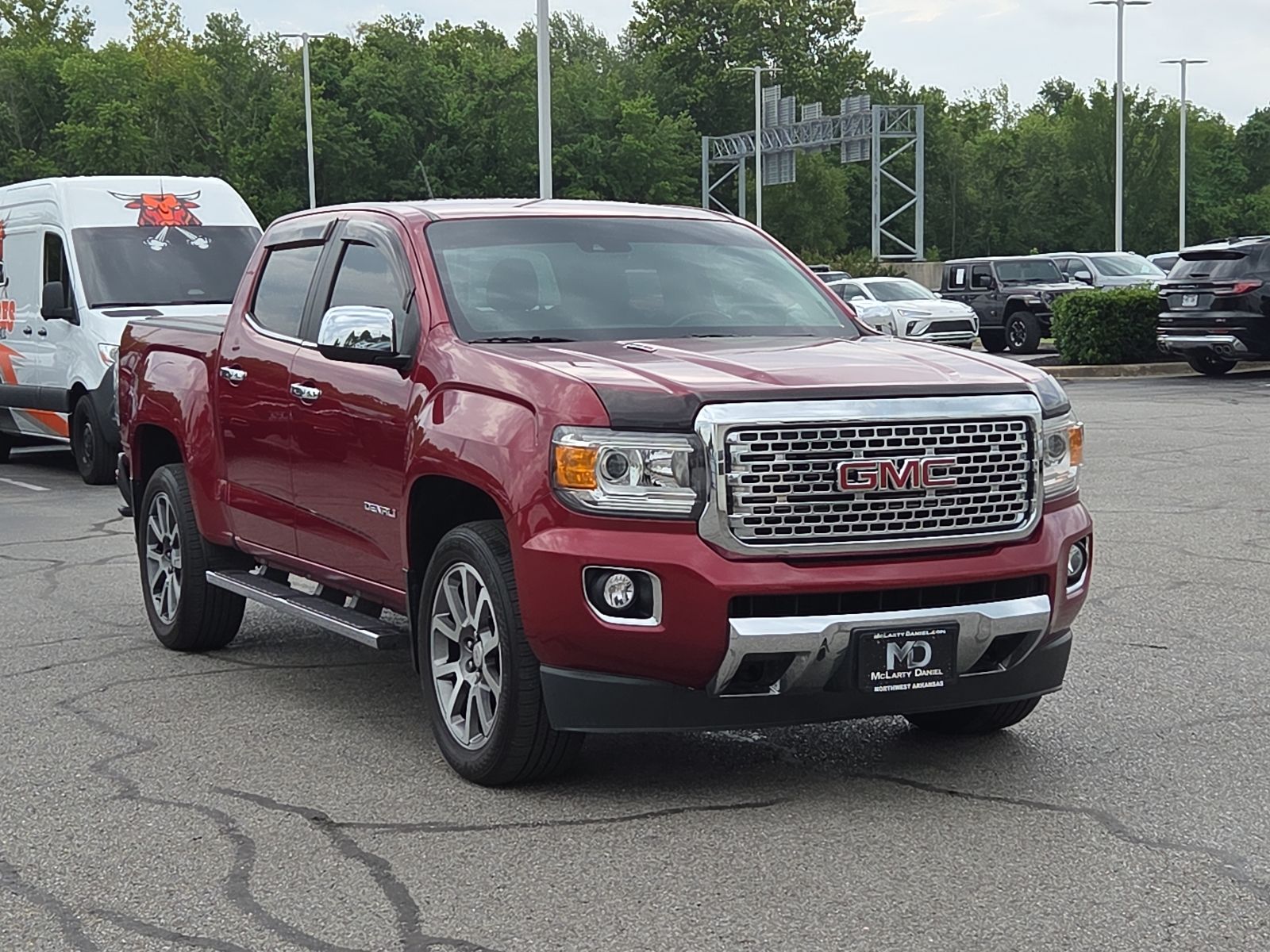 Red Quartz Tintcoat 2019 GMC Canyon Pickup Truck Four-Wheel Drive 6-Speed Automatic
