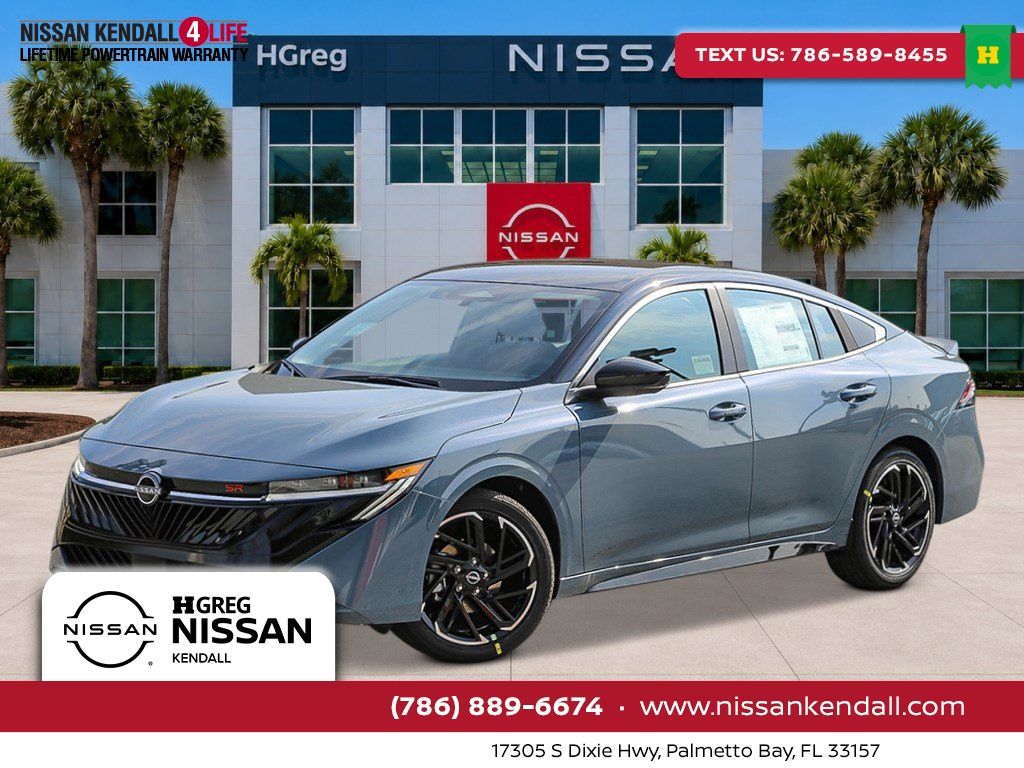 Atlantic Gray/Super Black 2026 Nissan Sentra Sedan Front-Wheel Drive Continuously Variable Transmission