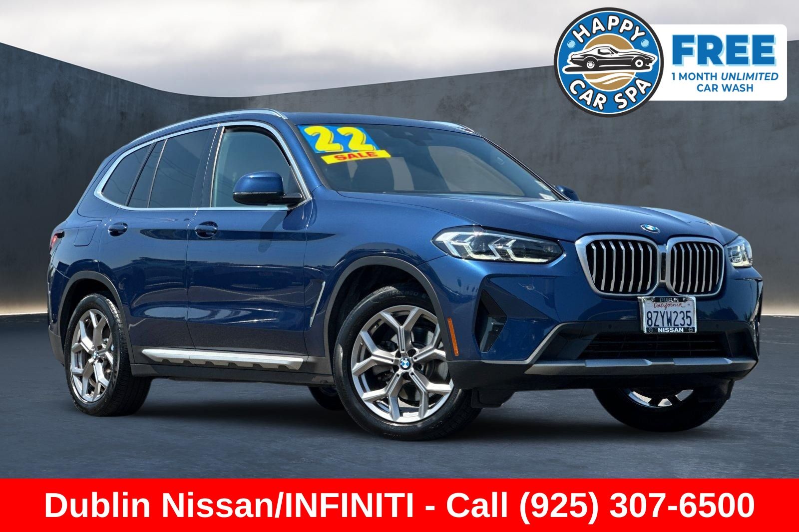 Phytonic Blue Metallic 2022 BMW X3 SUV / Crossover All-Wheel Drive 8-Speed Automatic