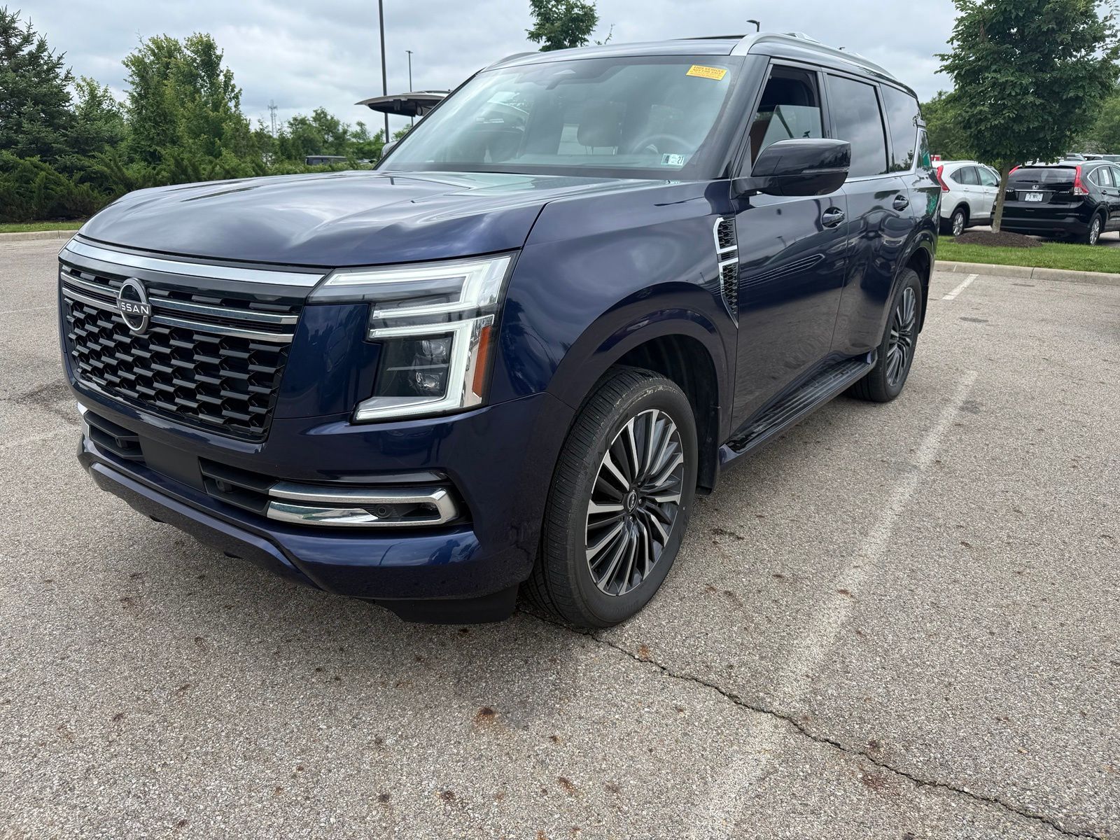 Deep Ocean Blue Pearl 2025 Nissan Armada Platinum Reserve 4WD SUV / Crossover Four-Wheel Drive 9-Speed Automatic