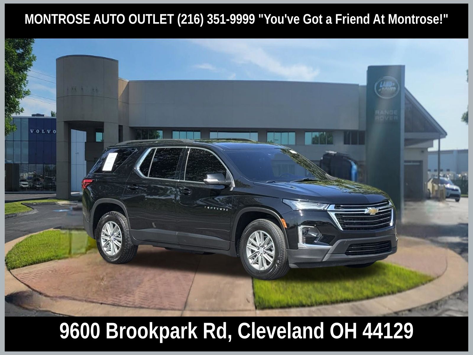 Black Metallic 2023 Chevrolet Traverse SUV / Crossover Front-Wheel Drive 9-Speed Automatic