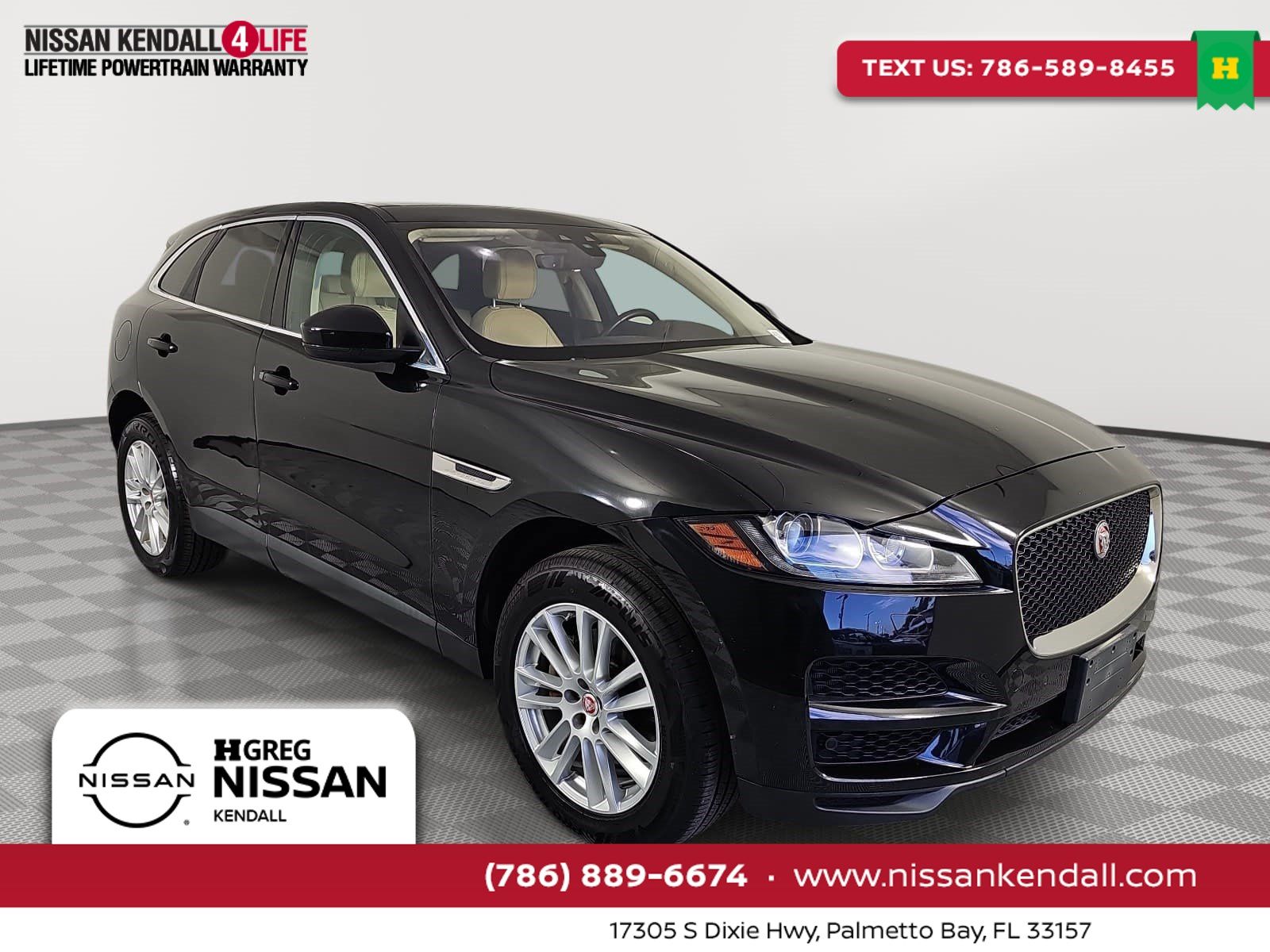 Narvik Black 2020 Jaguar F-PACE SUV / Crossover All-Wheel Drive 8-Speed Automatic