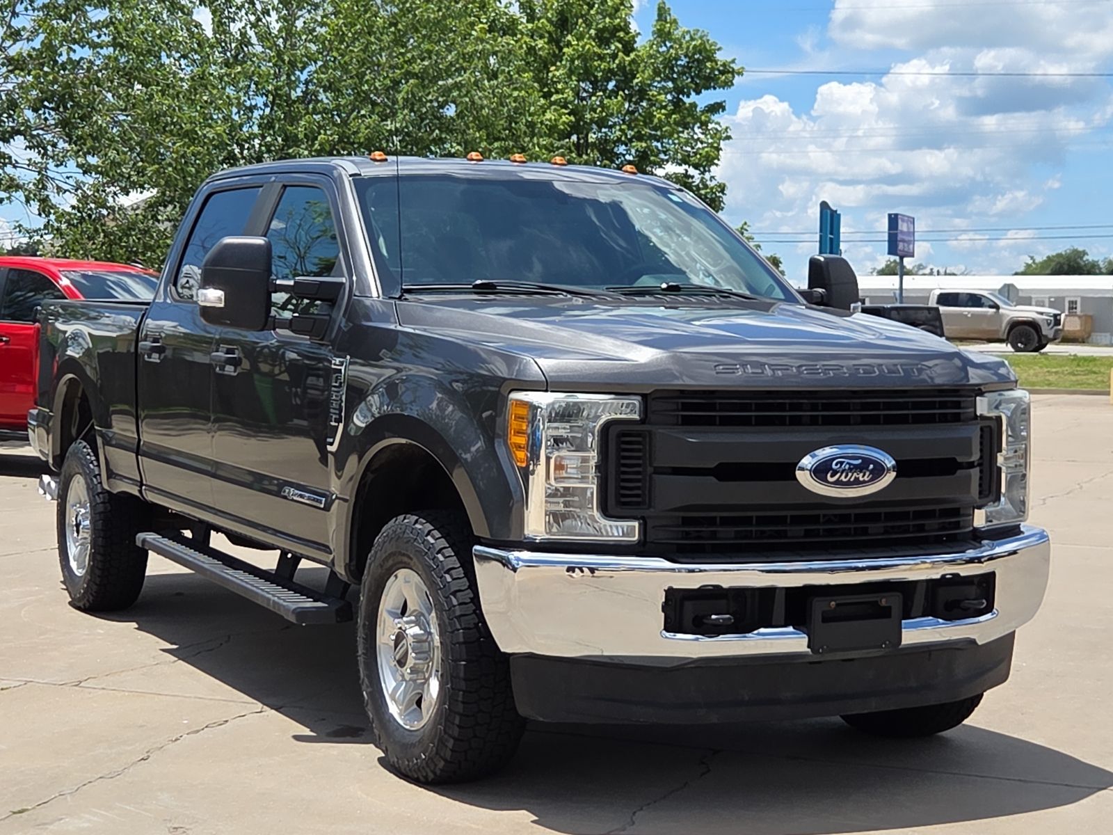 Gray (Magnetic) 2017 Ford F-250 Super Duty XL Crew Cab 4WD Pickup Truck Four-Wheel Drive 6-Speed Automatic
