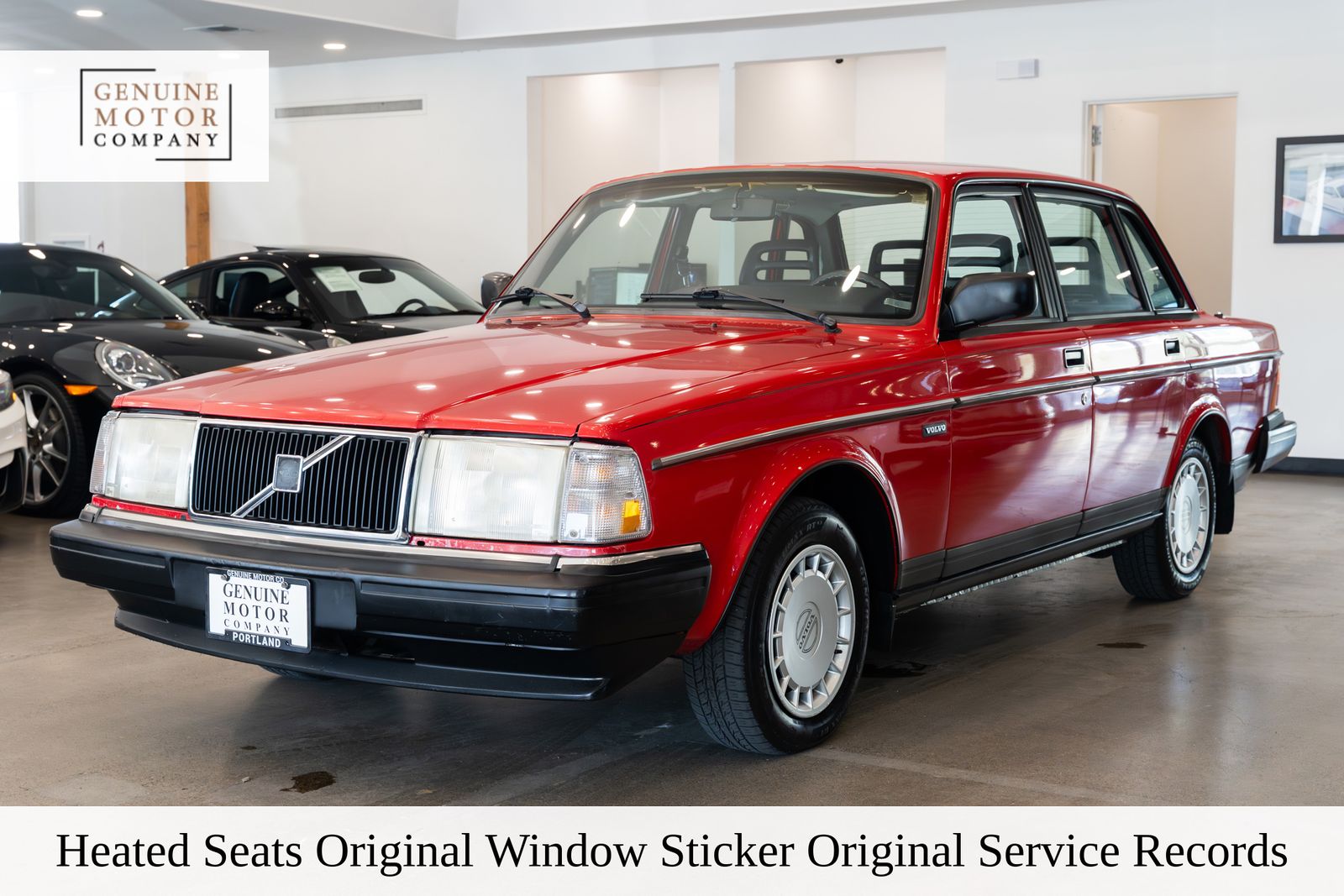 Red 1993 Volvo 240 Sedan Sedan Rear-Wheel Drive 4-Speed Automatic