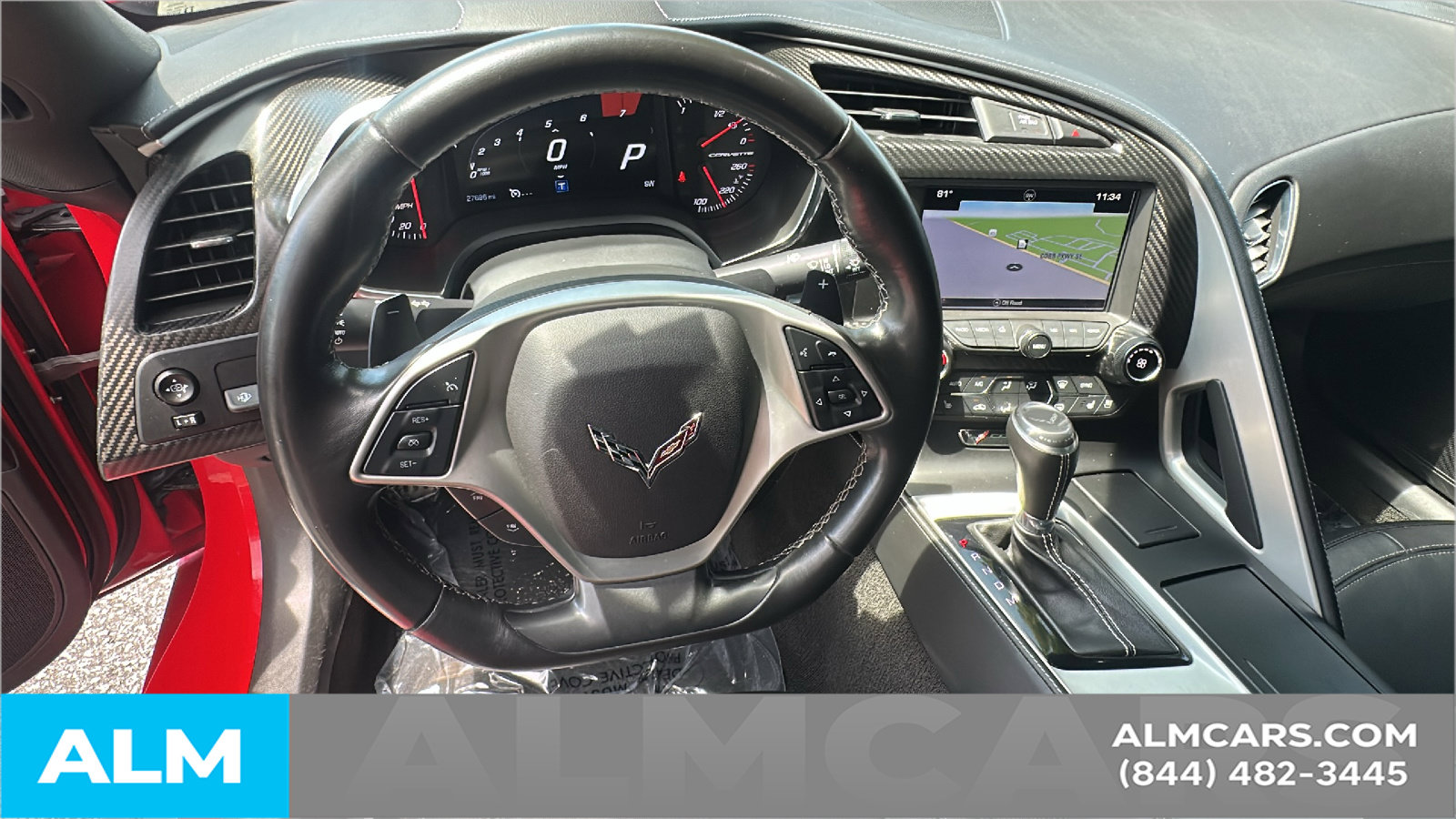 Used 2017 Red Chevrolet Stingray Z51 image 24