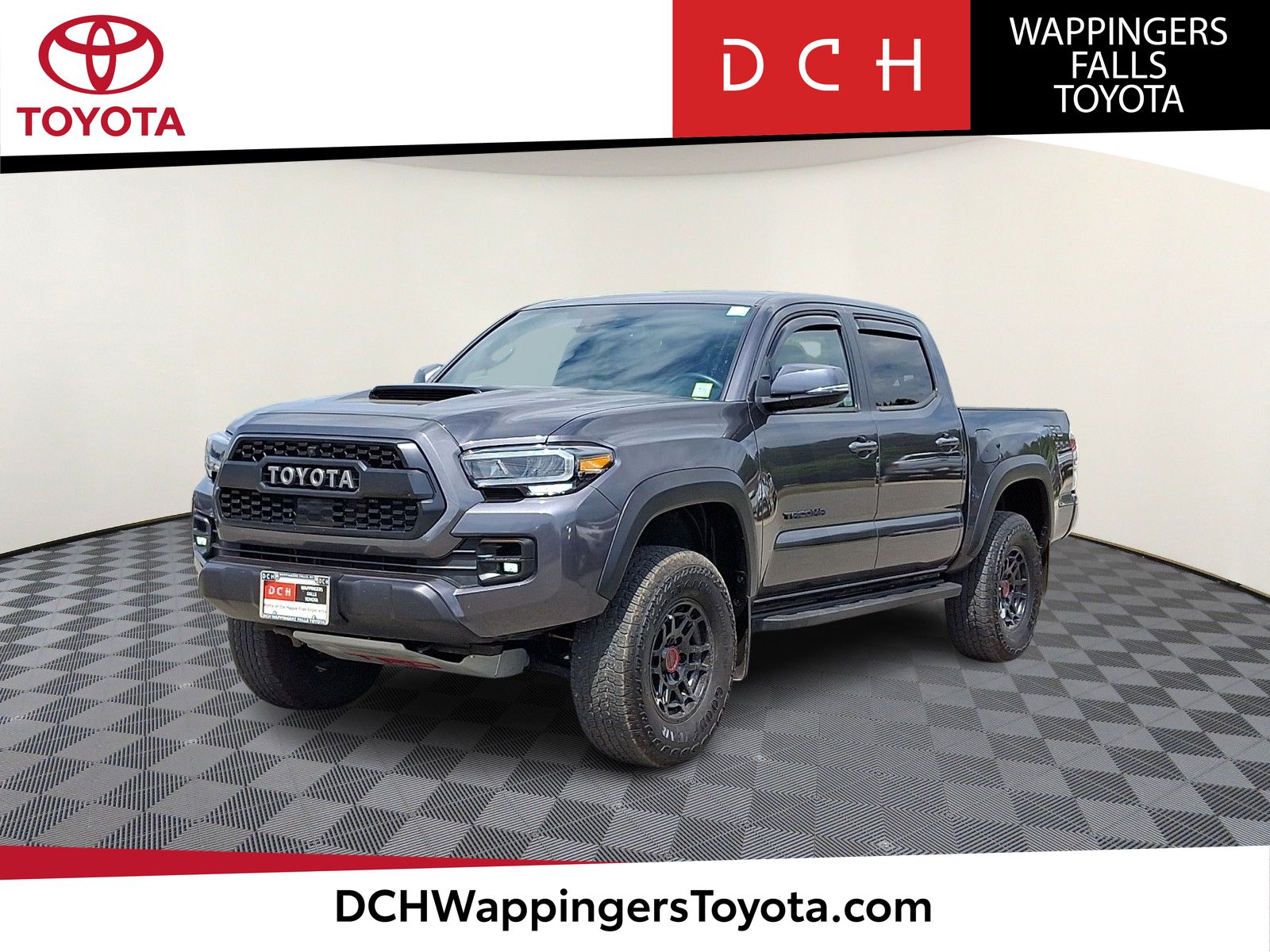 Magnetic Gray Metallic 2023 Toyota Tacoma TRD Pro Double Cab 4WD Pickup Truck Four-Wheel Drive 6-Speed Automatic